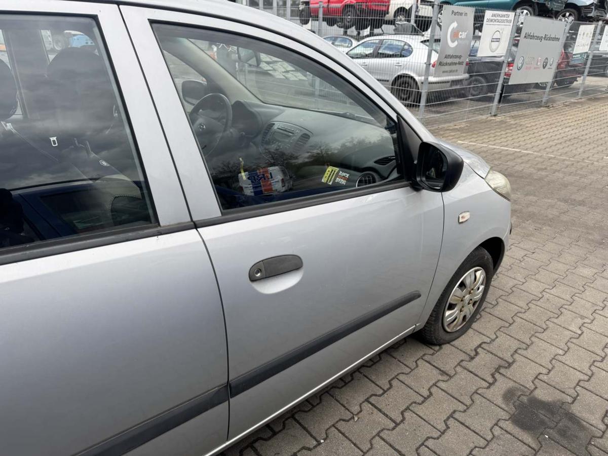 Hyundai I10 PA original T&uuml;r vorn rechts HD Sleek Silver Rohbau Bj.2010